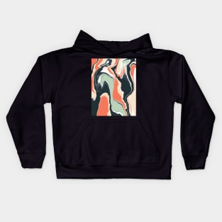 Liquid abstract painting 89 Kids Hoodie